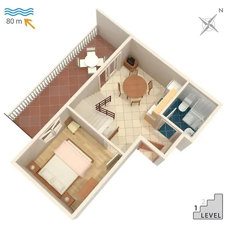By The Sea Marina, Trogir - 9037 Apartman Marina